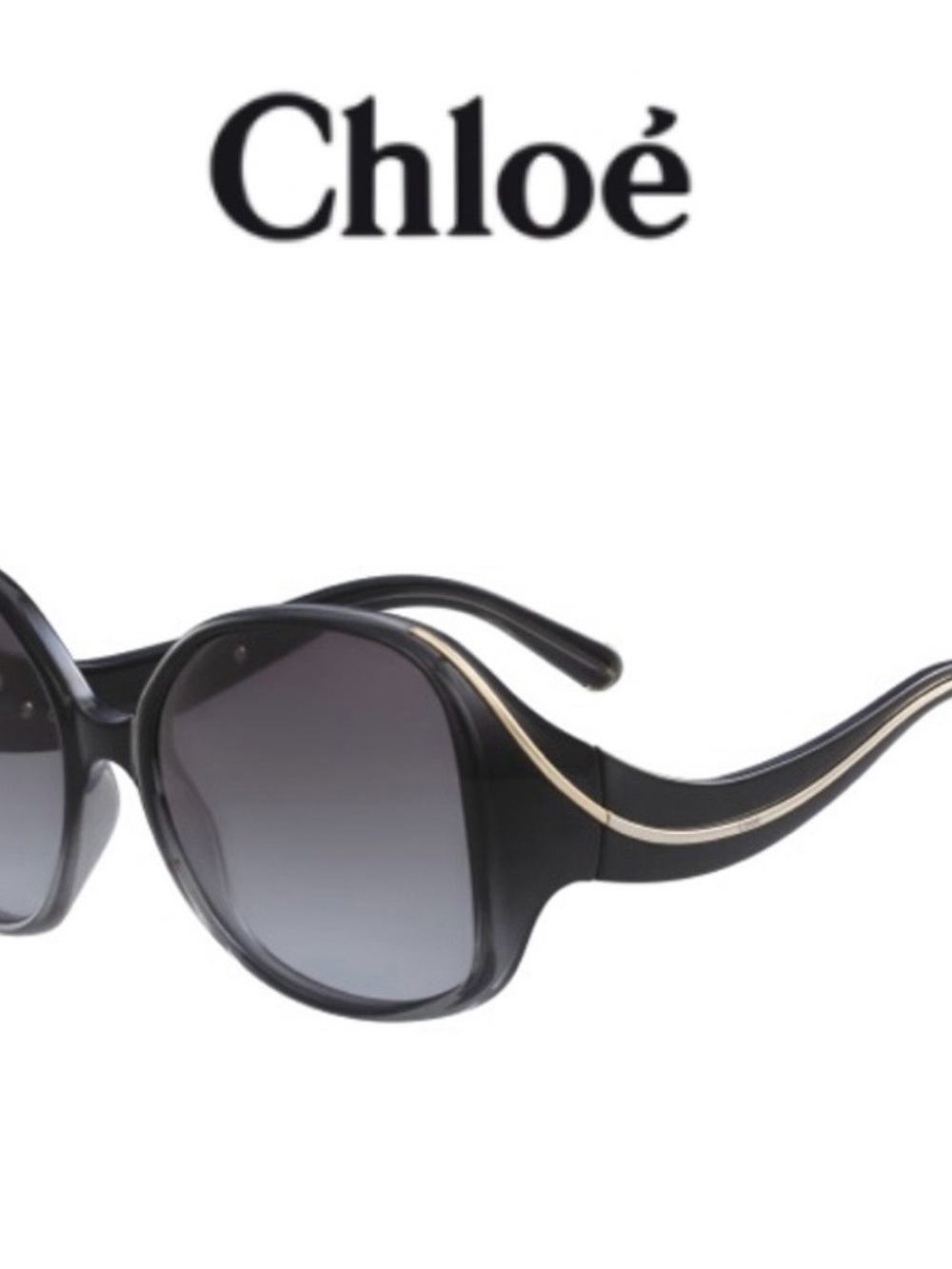 Authentic Chloe Oversized Nelli Sunglasses